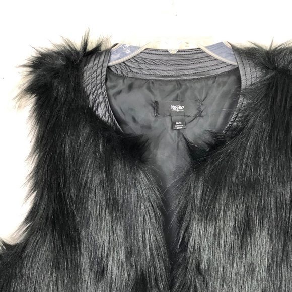 Massimo Faux fur black vest - Picture 14 of 14
